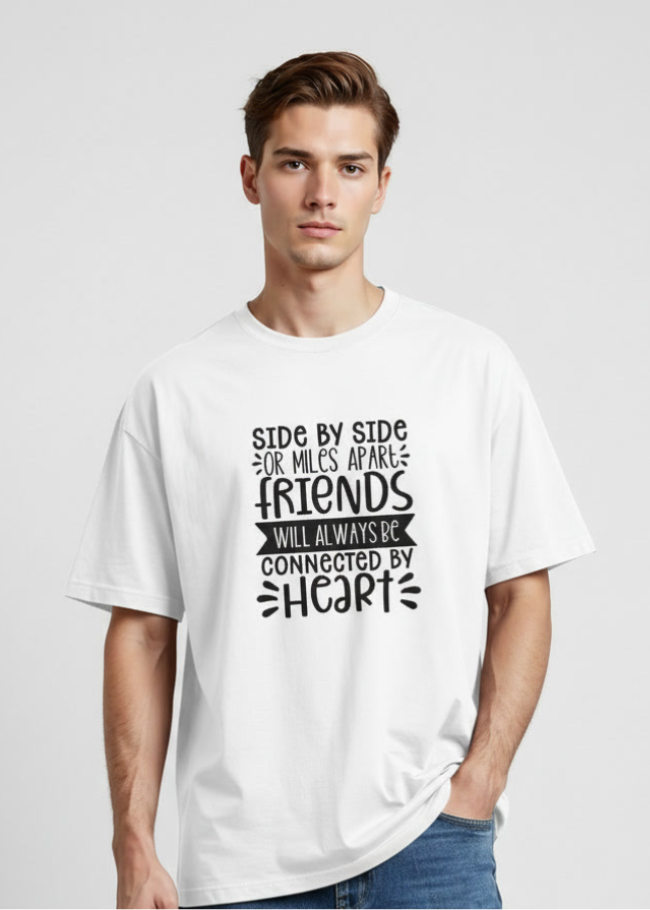 Men's Oversized T-Shirt – Heartline Bond