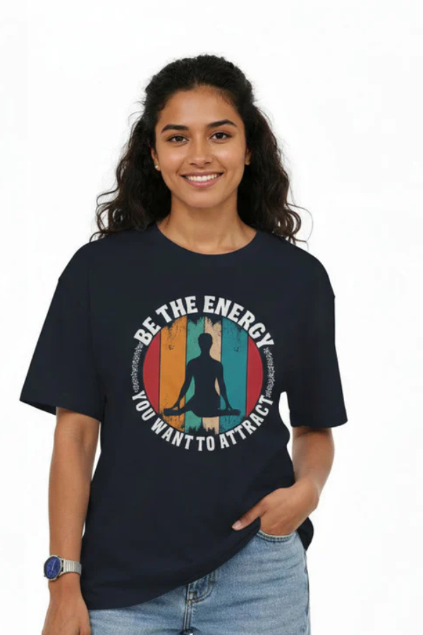 Women’s Oversized T-Shirt – Energy Circle Main image
