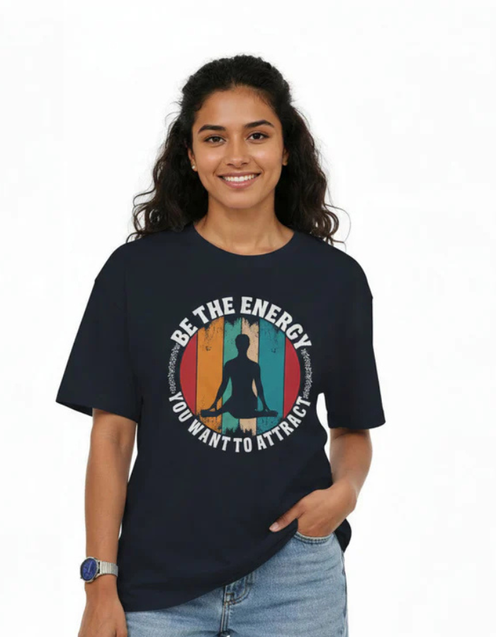 Women’s Oversized T-Shirt – Energy Circle Main image