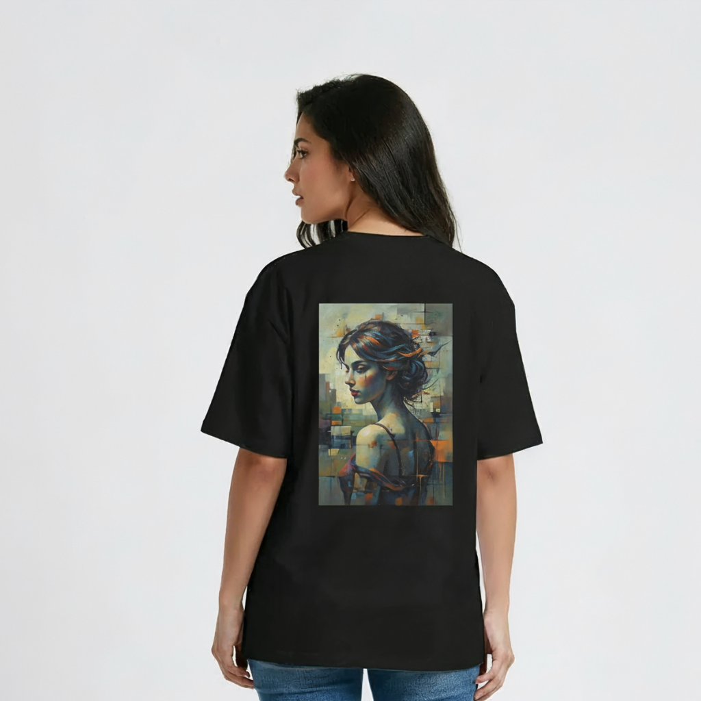 Women’s Oversized T-Shirt – Mosaic Muse