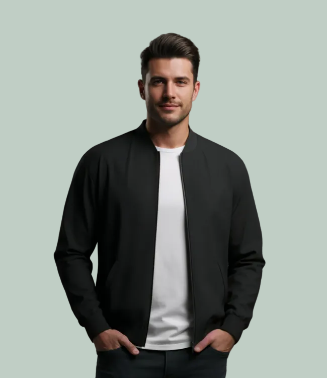 Men's Bumper Jacket  Plain Secondary image