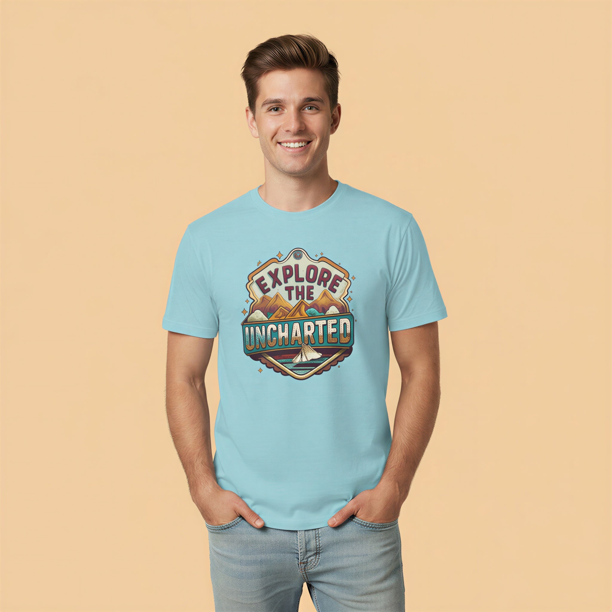 Men’s Regular T-Shirt – Uncharted Drift