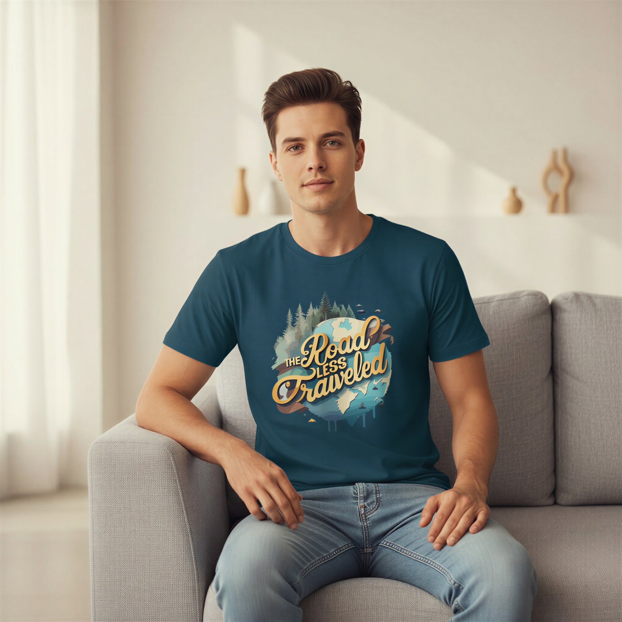 Men’s Regular T-Shirt – Open Route