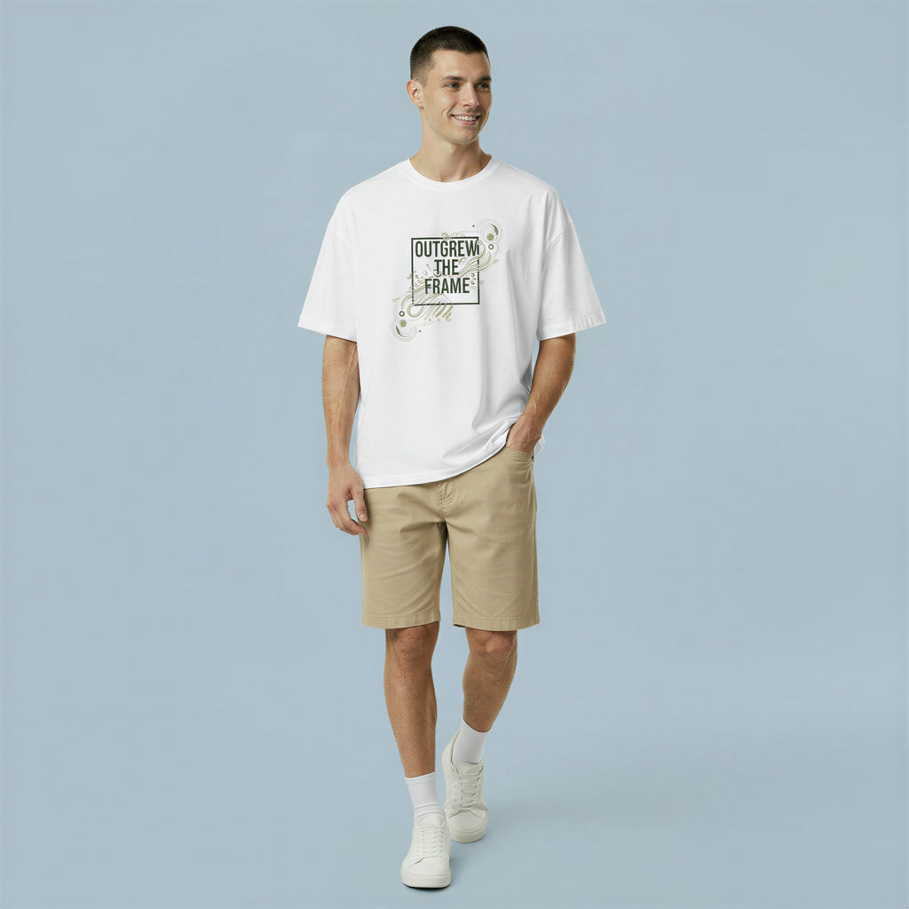 Men’s Oversized T-Shirt – Frame Shift