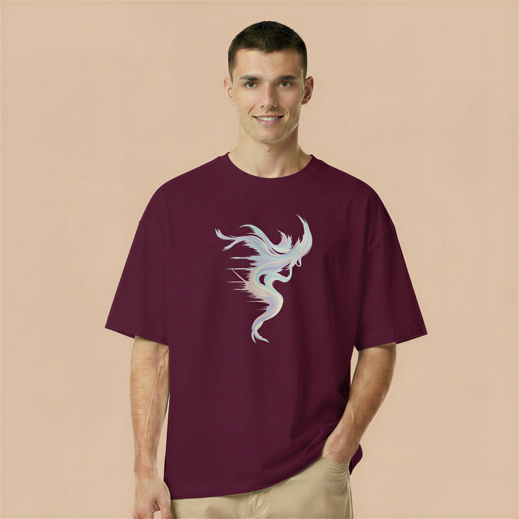 Men’s Oversized T-Shirt – Ethereal Trace