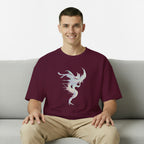 Men’s Oversized T-Shirt – Ethereal Trace