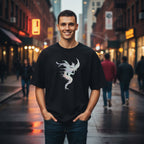Men’s Oversized T-Shirt – Ethereal Trace