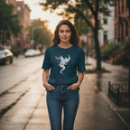 Women’s Oversized T-Shirt – Ethereal Trace