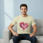 Men’s Regular Fit T-Shirt – Painted Heart