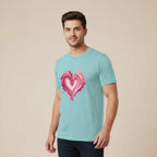 Men’s Regular Fit T-Shirt – Painted Heart