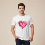 Men’s Regular Fit T-Shirt – Painted Heart
