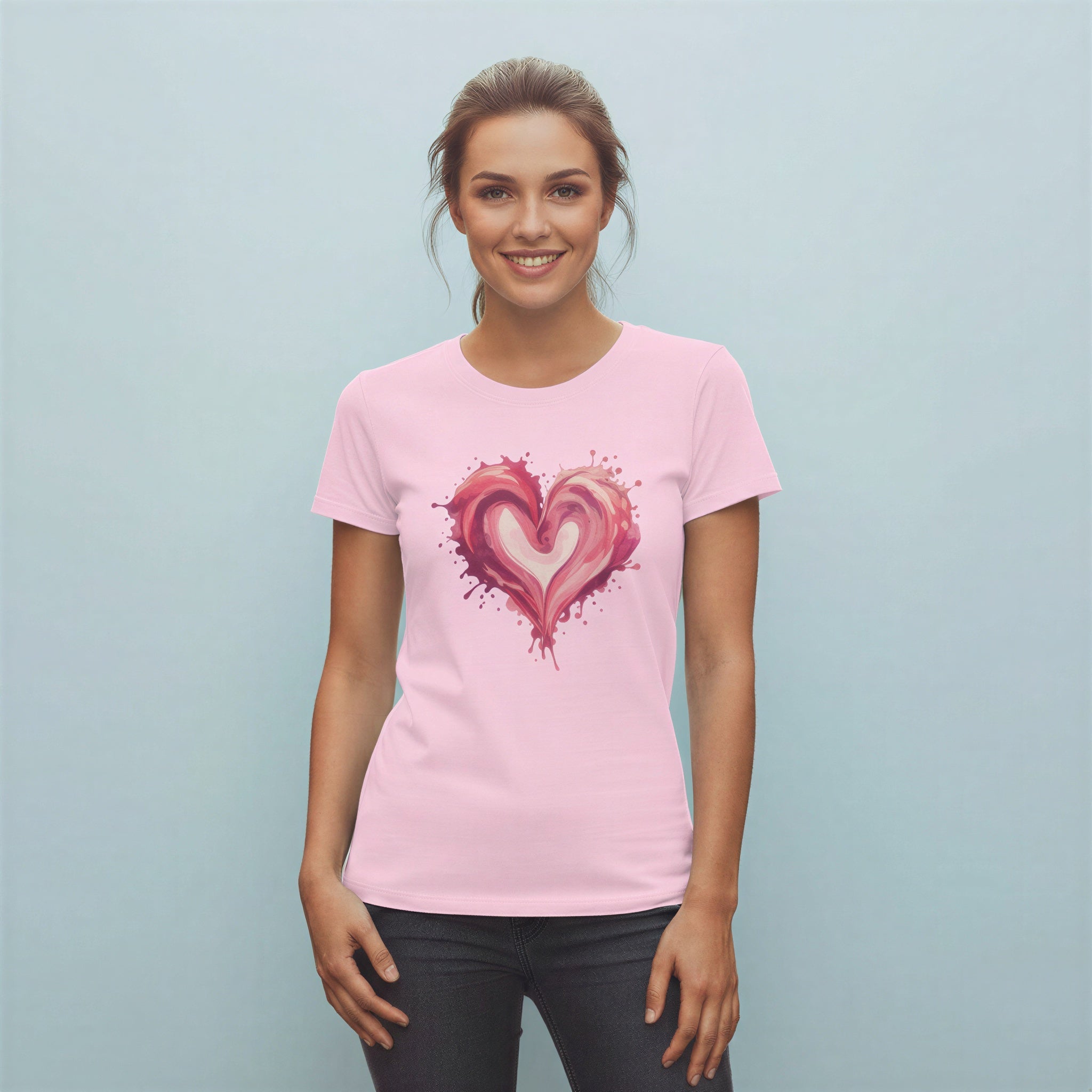 Women’s Regular T-Shirt – Painted Heart