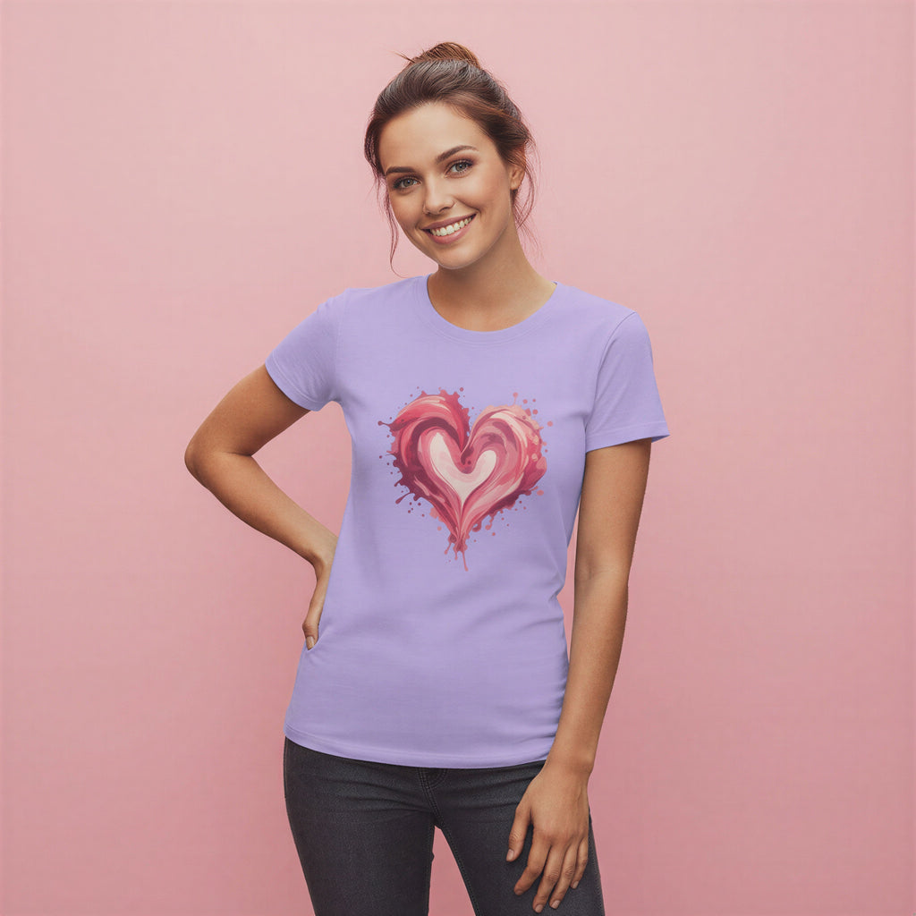 Women’s Regular T-Shirt – Painted Heart