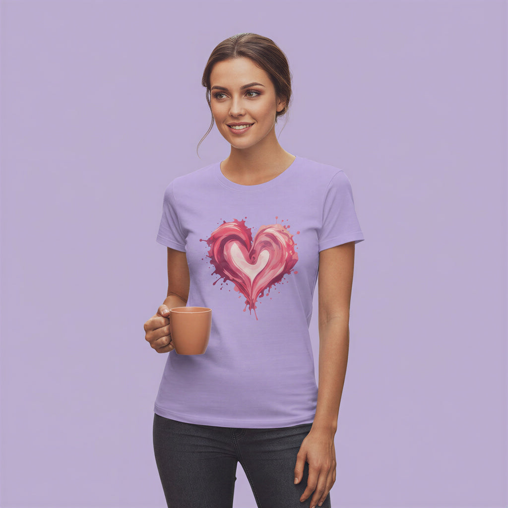 Women’s Regular T-Shirt – Painted Heart