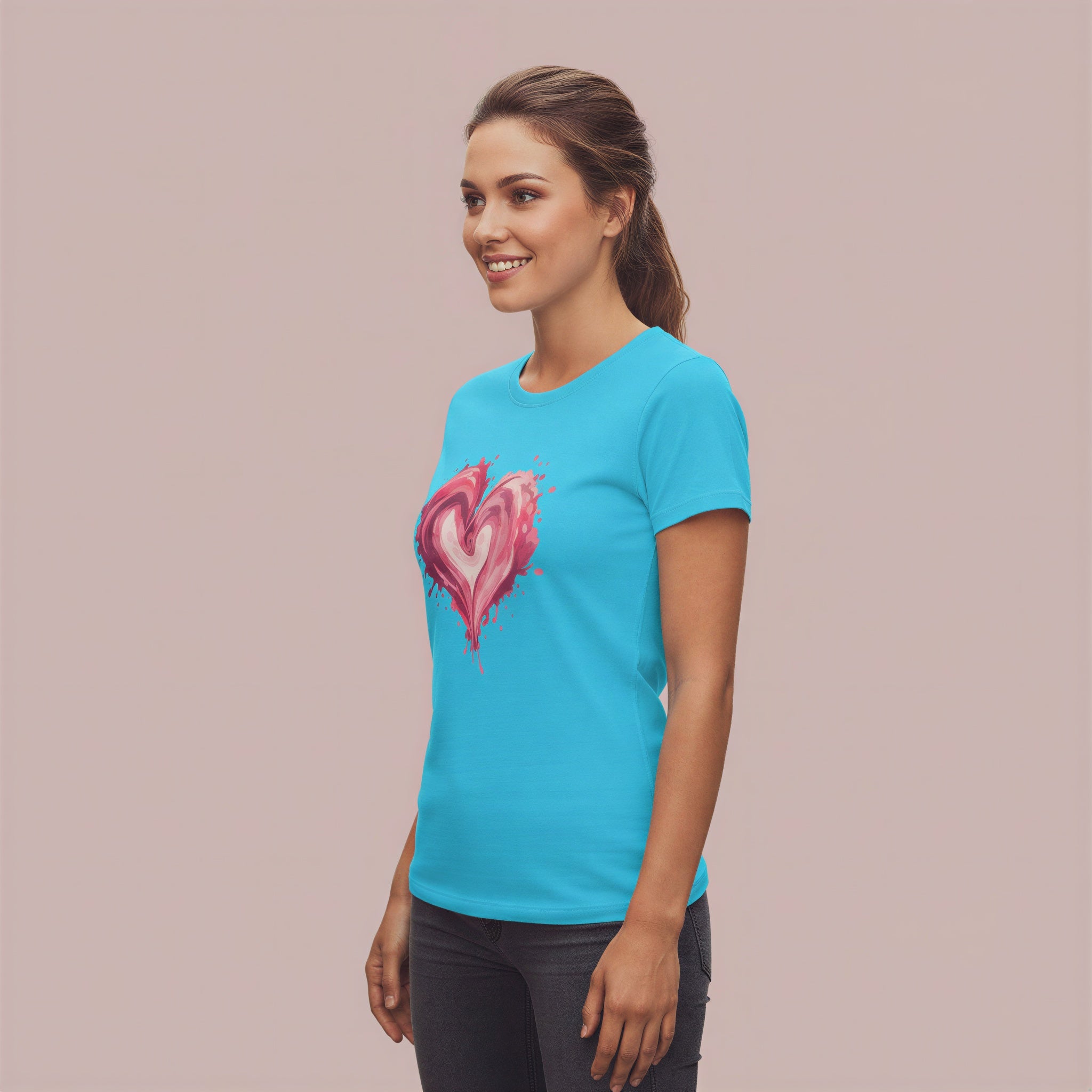 Women’s Regular T-Shirt – Painted Heart