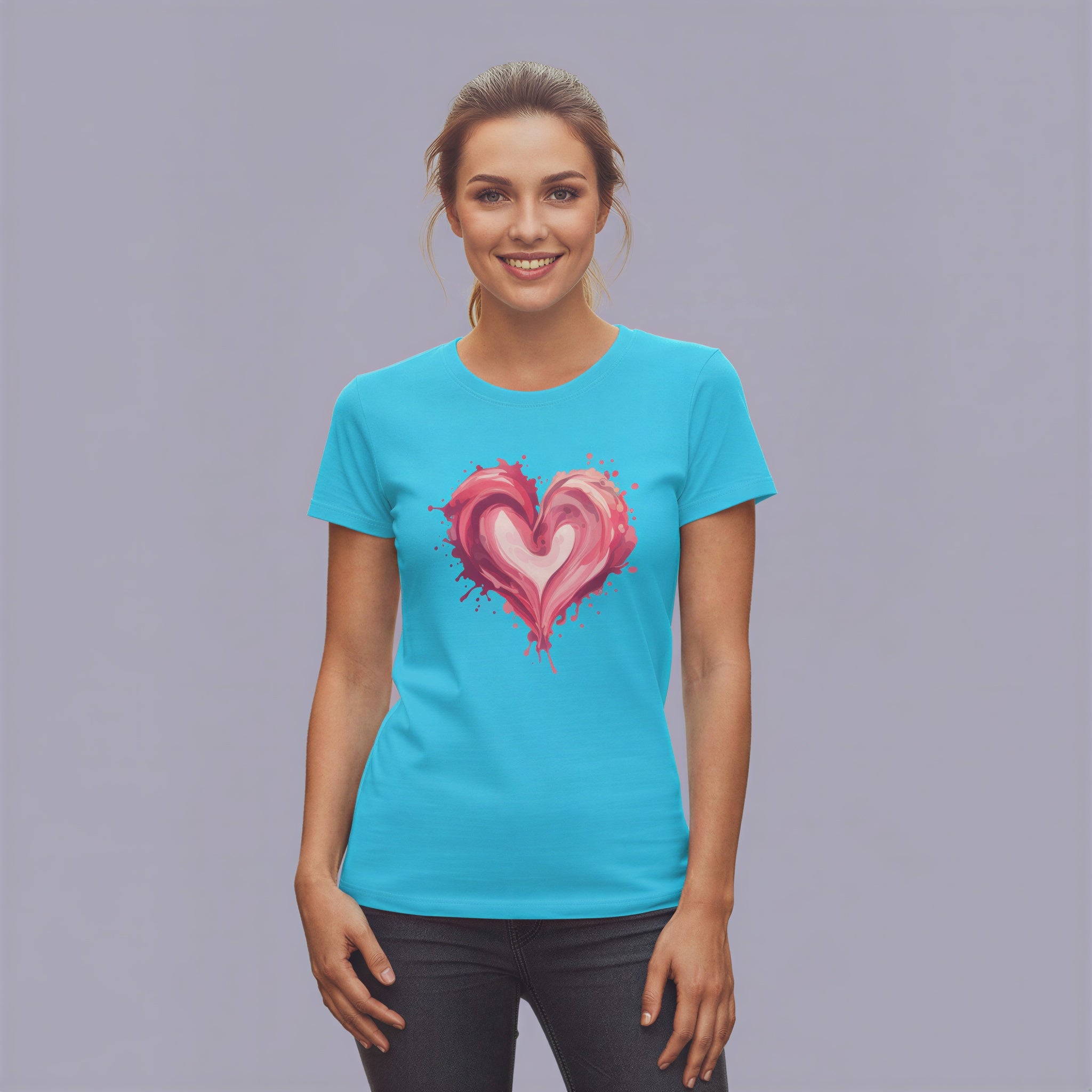 Women’s Regular T-Shirt – Painted Heart