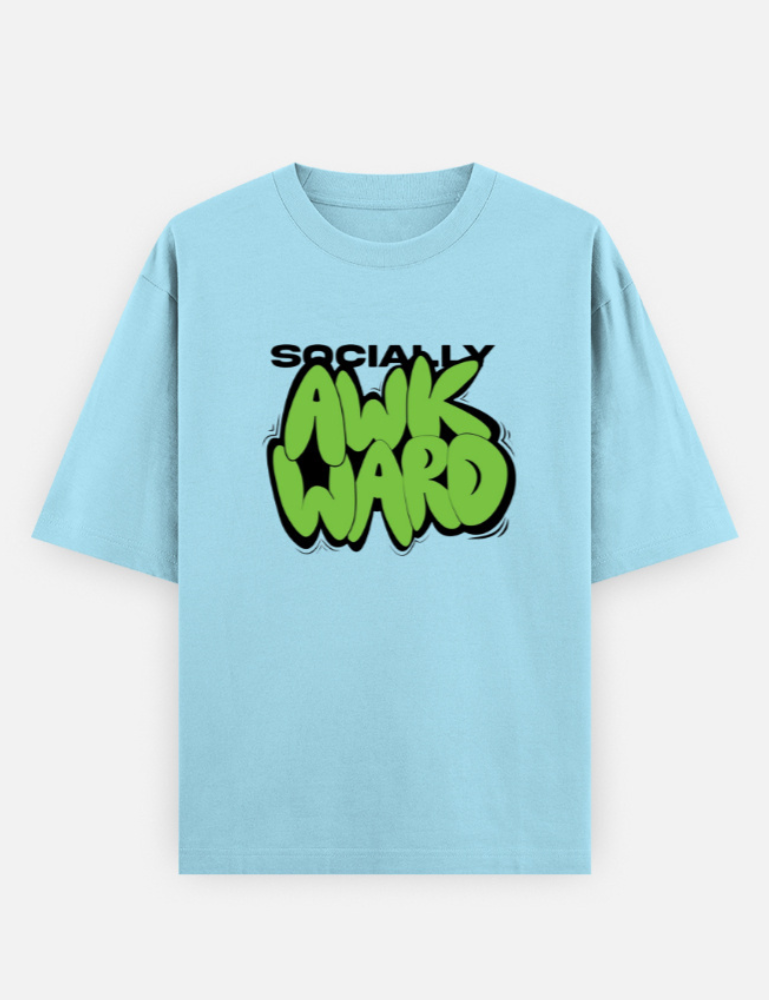 Men's Oversized T-Shirt – Socially Awkward
