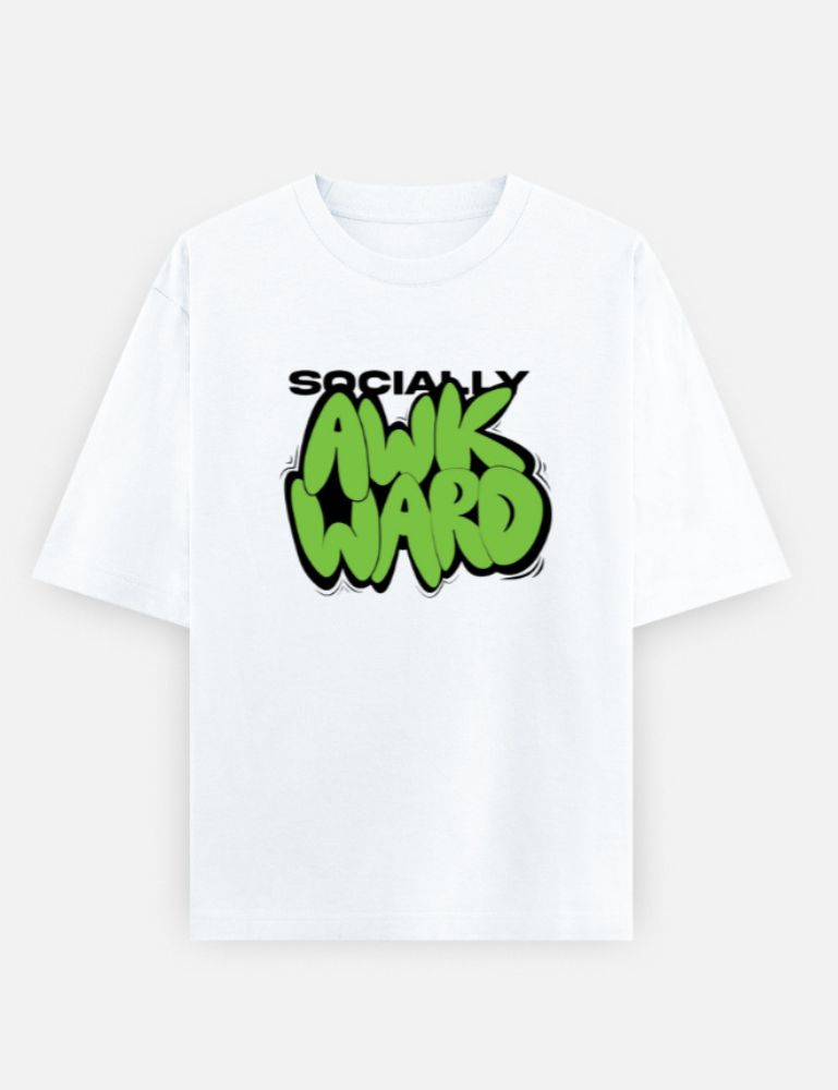 Men's Oversized T-Shirt – Socially Awkward