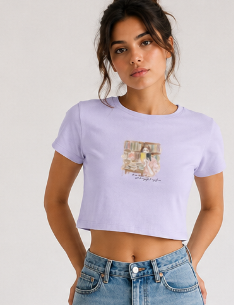 Women's Baby Tee – Book Lover