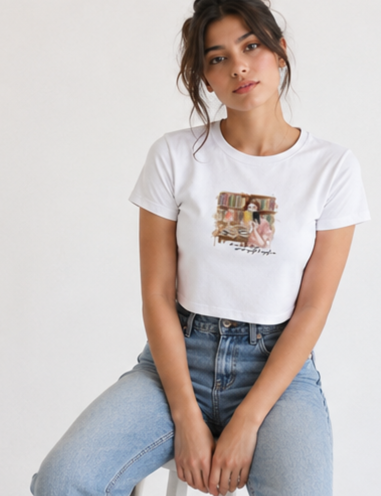 Women's Baby Tee – Book Lover