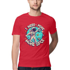 Men's I Need more Space Quote Printed T-Shirt