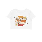 Women's Retro Vibes Graphics Printed Crop Top