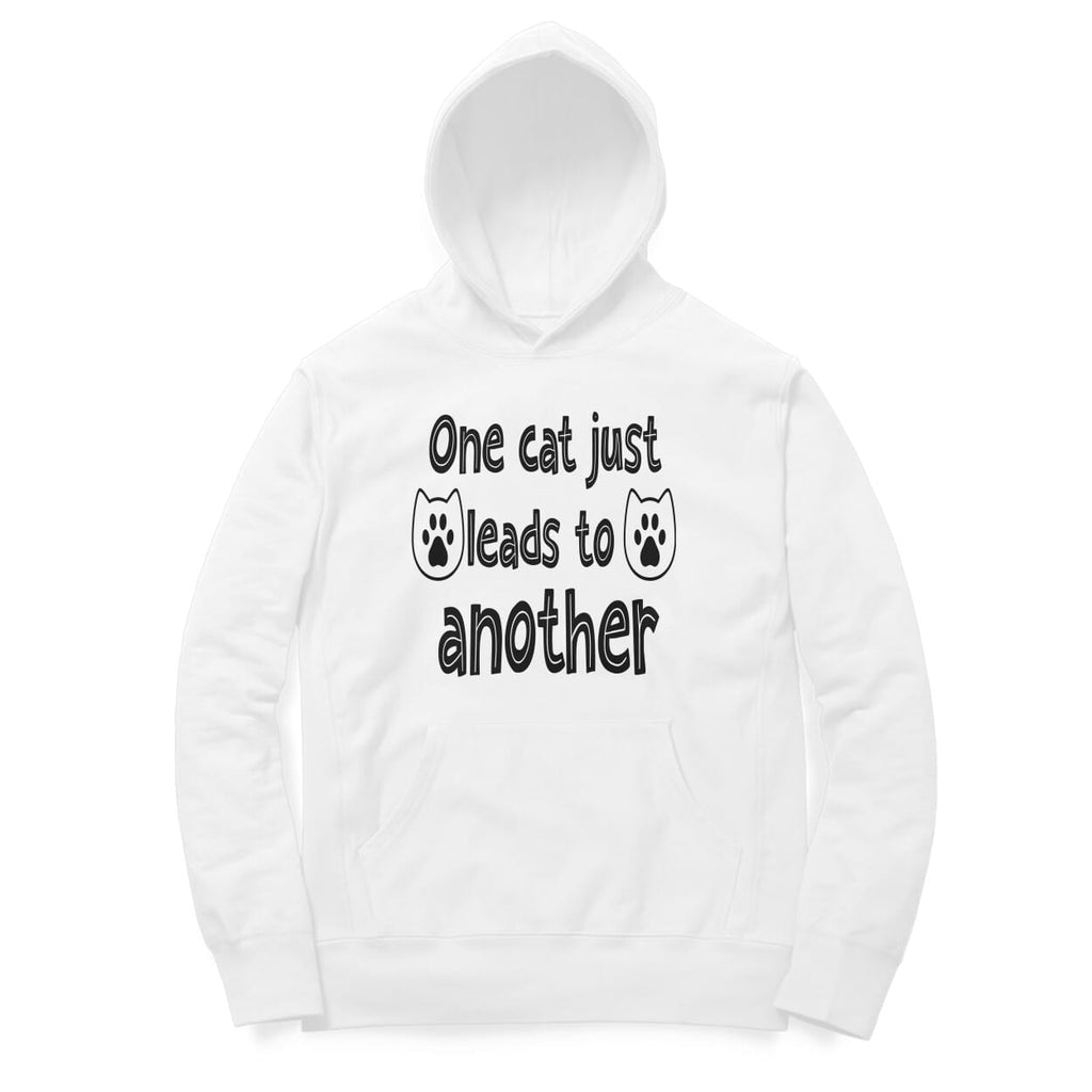 Women's One Cat just Leads to Another Graphics Printed Hoodies