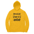 Women's One Cat just Leads to Another Graphics Printed Hoodies