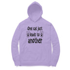 Women's One Cat just Leads to Another Graphics Printed Hoodies