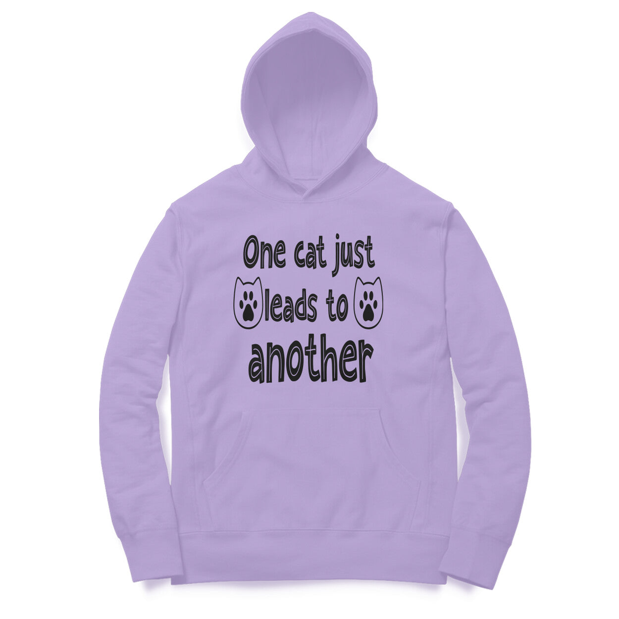 Women's One Cat just Leads to Another Graphics Printed Hoodies