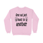 Women's One Cat just Leads to Another Graphics Printed Sweatshirts
