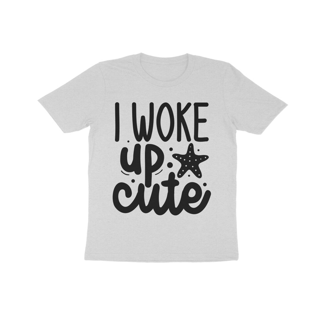 Kid's I Woke Up Cute Graphics Printed T-Shirt Secondary image