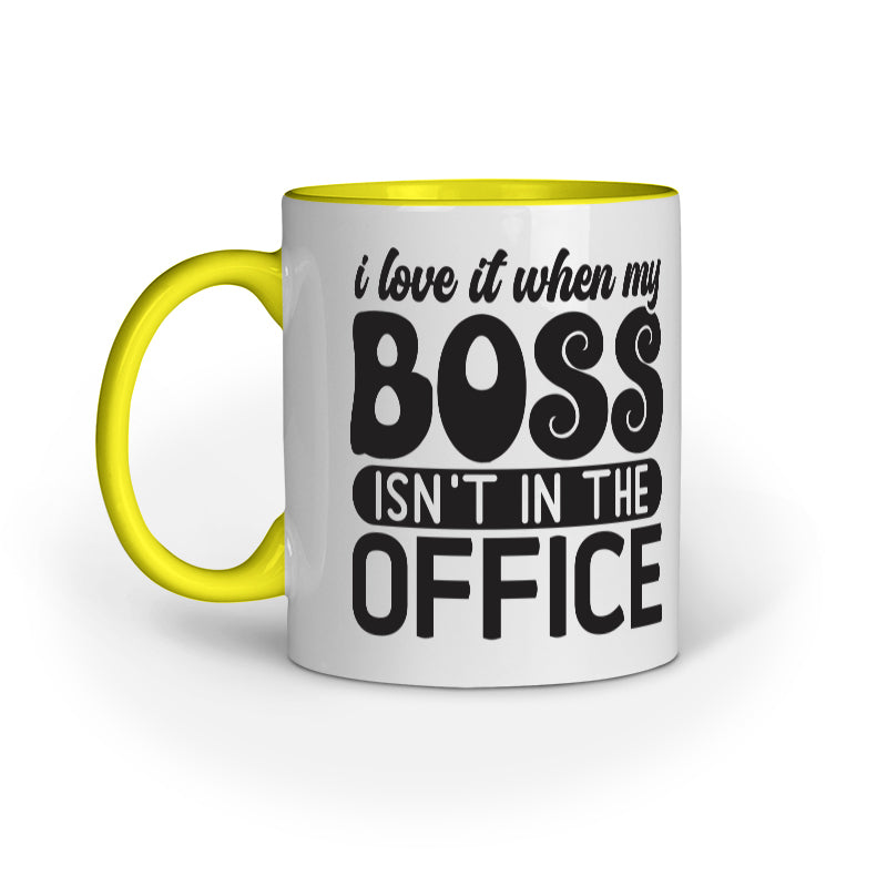 Sarcastic Office Quote Printed Mugs