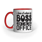 Sarcastic Office Quote Printed Mugs