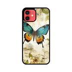 Butterfly Whisperer Graphics Printed Glass Phone Cases from Creativeya