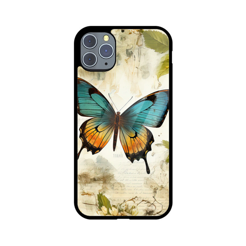 Butterfly Whisperer Graphics Printed Glass Phone Cases from Creativeya