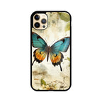 Butterfly Whisperer Graphics Printed Glass Phone Cases from Creativeya