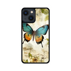 Butterfly Whisperer Graphics Printed Glass Phone Cases from Creativeya
