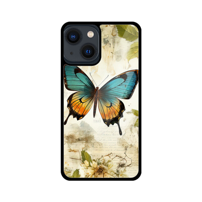 Butterfly Whisperer Graphics Printed Glass Phone Cases from Creativeya