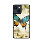 Butterfly Whisperer Graphics Printed Glass Phone Cases from Creativeya