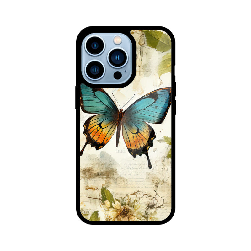 Butterfly Whisperer Graphics Printed Glass Phone Cases from Creativeya