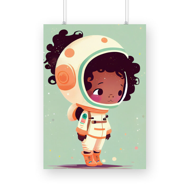 Baby Astronaut Graphics Printed Posters from Creativeya Main image