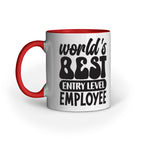 Entry Level Employee Graphics Printed Mugs from Creativeya