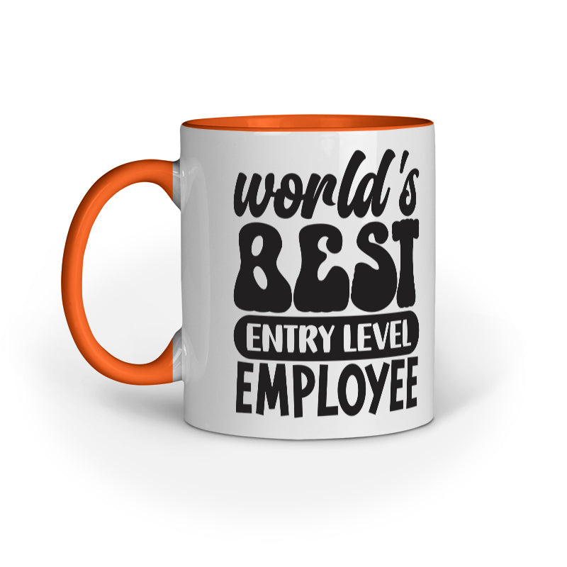 Entry Level Employee Graphics Printed Mugs from Creativeya