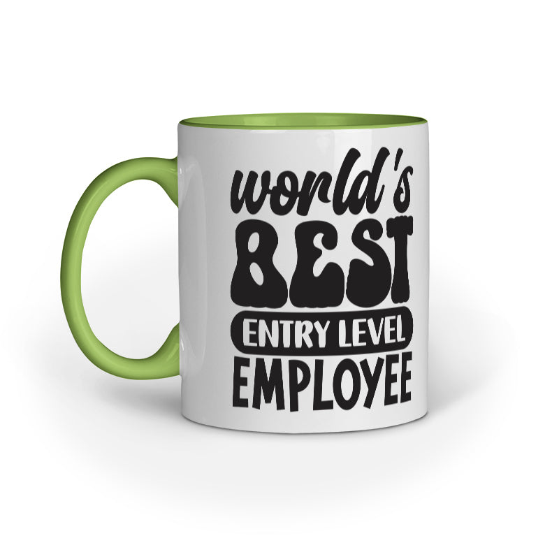 Entry Level Employee Graphics Printed Mugs from Creativeya