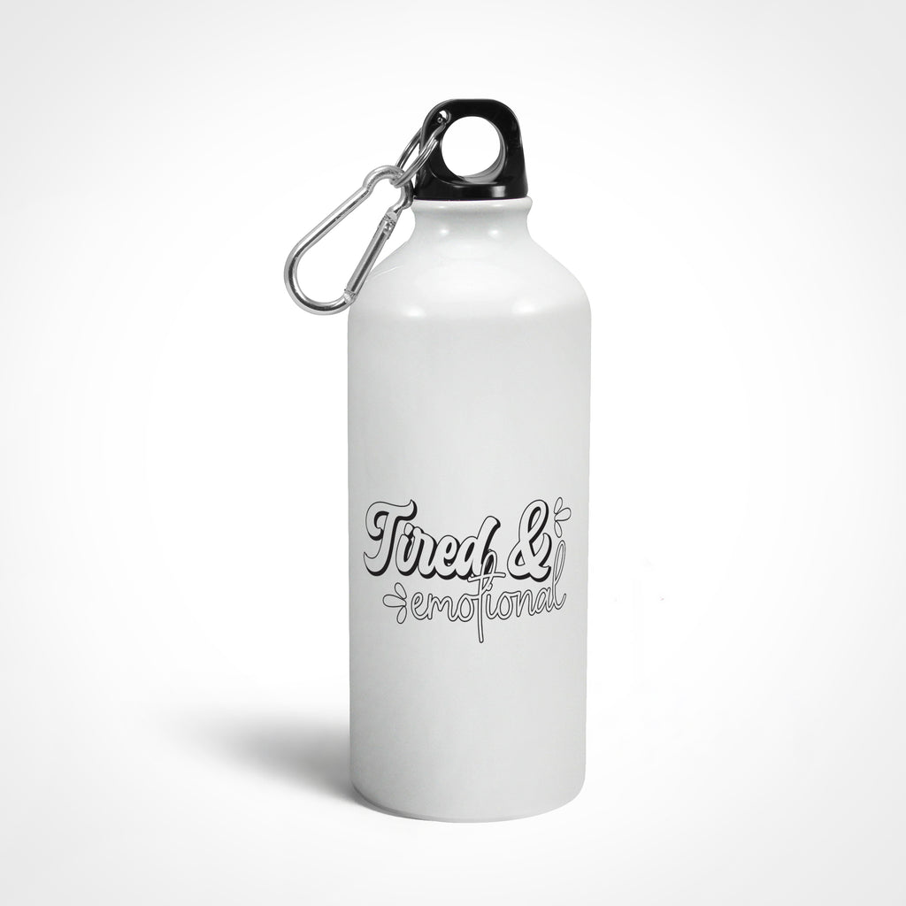 Tired and Emotional Graphics Printed Sipper Bottles from Creativeya