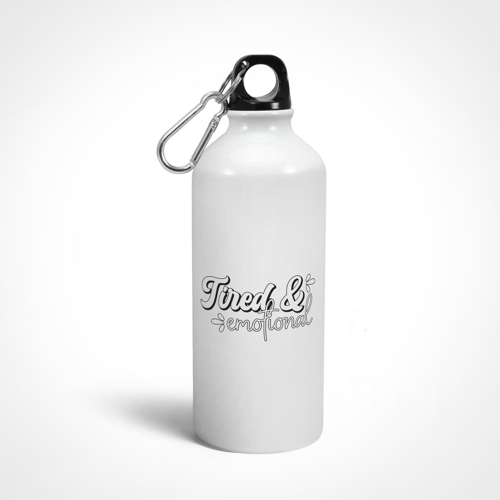 Tired and Emotional Graphics Printed Sipper Bottles from Creativeya