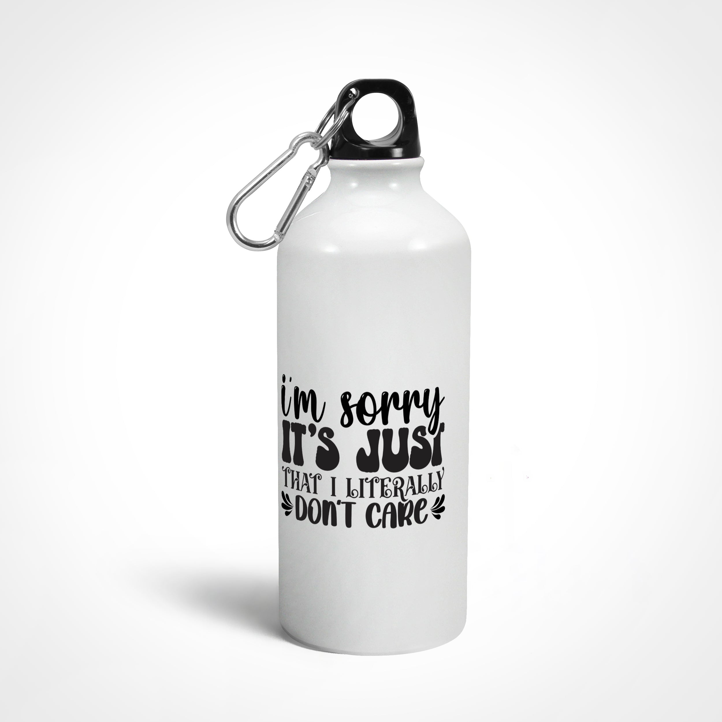 I Dont Care Graphics Printed Sipper Bottles from Creativeya