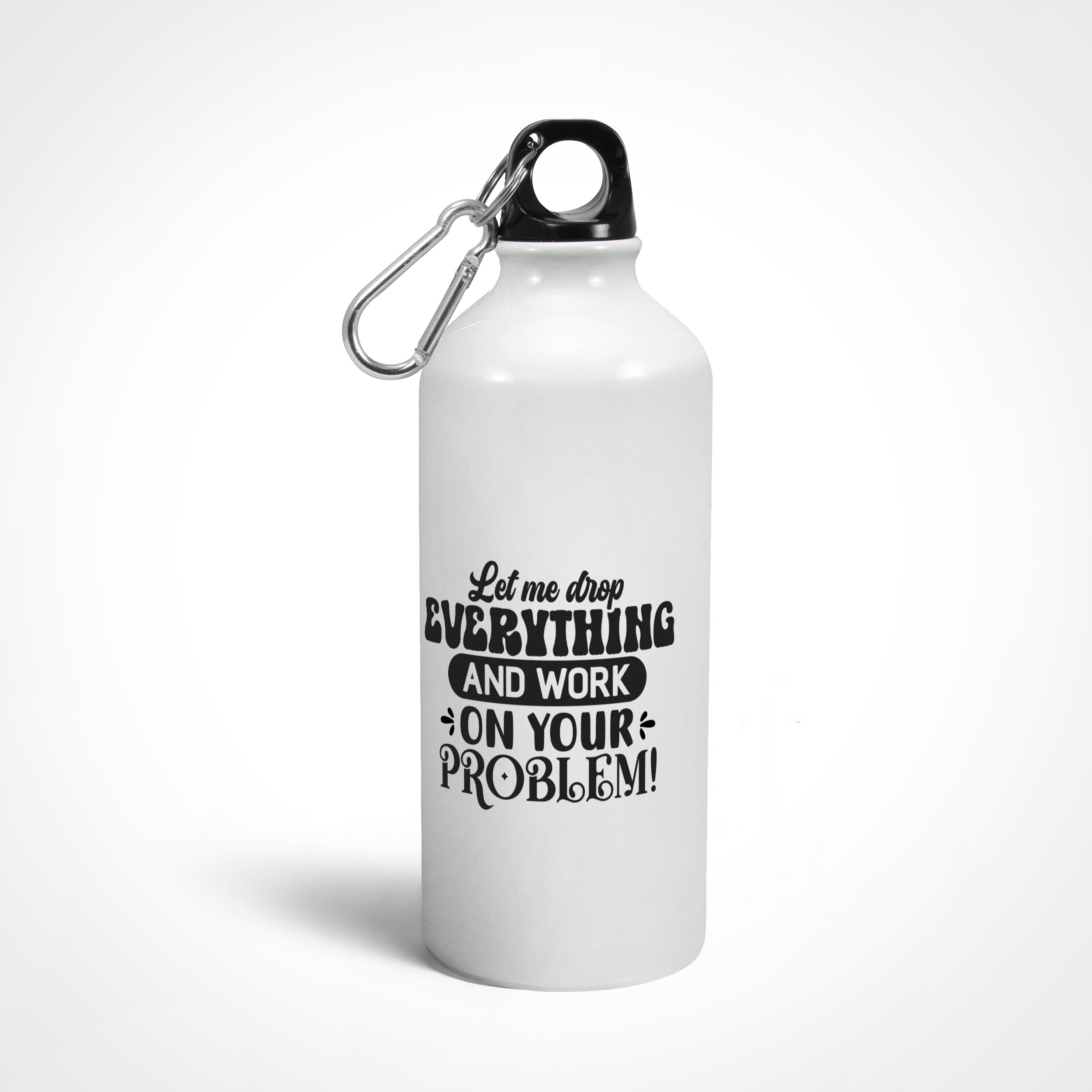 Work on your Problem Graphics Printed Sipper Bottles from Creativeya Main image