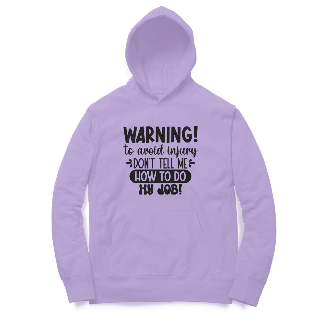 Women's Sarcastic Warning Graphics Printed Hoodies